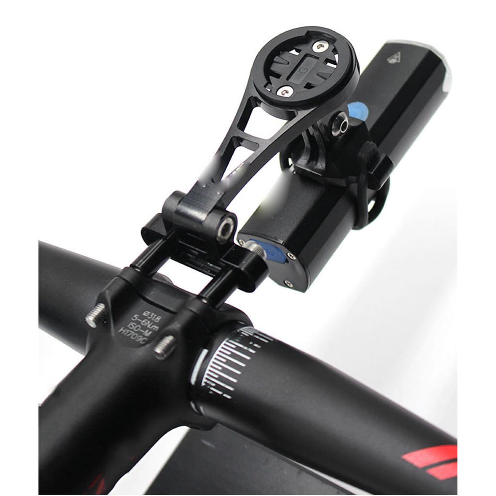 Bike Computer Holder Aluminum Alloy Road Bike Computer Integrated Handlebar Stem for Garmin Series
