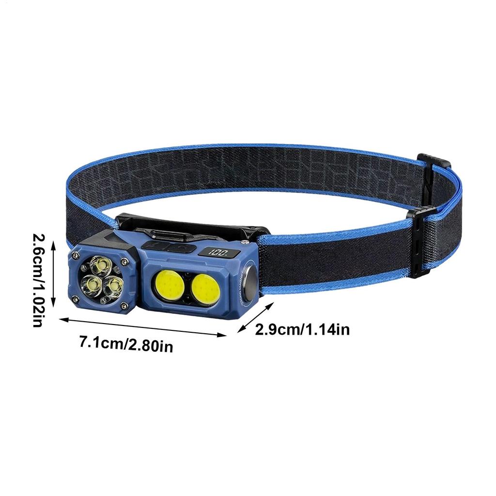 Strong Light Headlamp Mini Led Night Fishing Powerful Torch Head Lamp Outdoor Waterproof Camping Portable LED Headlamps