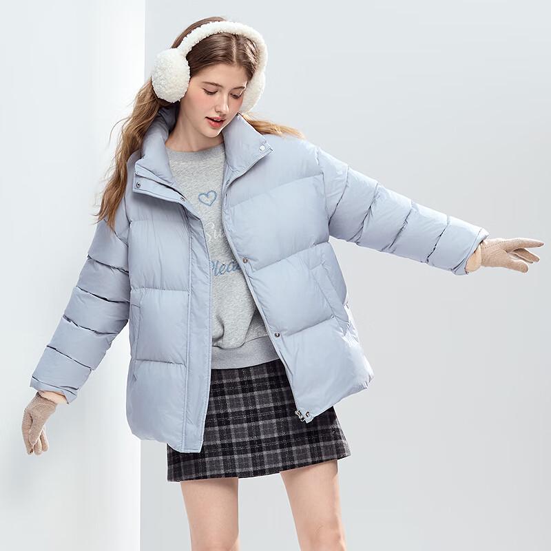 BETU Women's 2025 Winter Letter Embroidered Fleece Sweatshirt