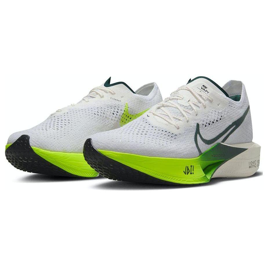 Nike ZoomX VaporFly Next% 3 Wake Up Pack Scarpe da Ginnastica da Uomo Bianco Pro-Verde Volt FZ4017-100
