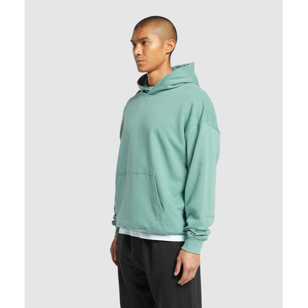 Gymshark Rest Day Essentials Hoodie Duck Egg Blue A3a8z Ub9k