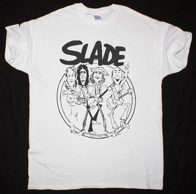 SLADE BAND Cotton White All Size Unisex Shirt Unisex T-Shirt