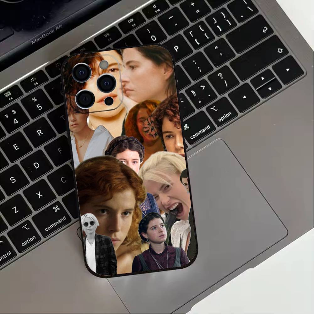 

Jessie Buckley Phone Case For iPhone 17,16,15,14,13,12,11 Plus,Pro Max,XS,Soft Silicone Black Cover iPhone13PRO