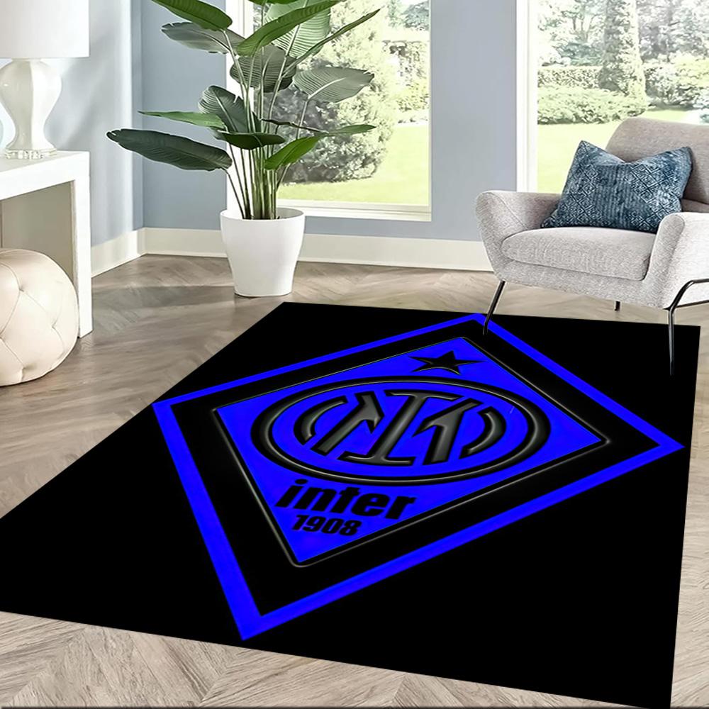Inter Milan Carpet Perfect For Bedrooms Decorate Room Dining Room Kitchen Antislip Carpet Office Home Decor