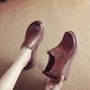 Autumn Top Layer Cowhide Sponge Sole Comfortable Women's Shoes Casual Leather Comfortable Women's Singles Shoes Middle-aged Mother's Shoes