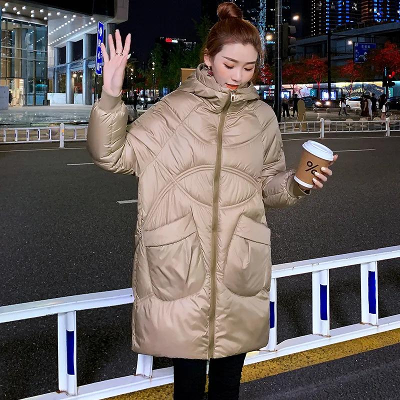 

Женская зимняя универсальная верхняя одежда, женственная темпераментная элегантная свободная куртка XS