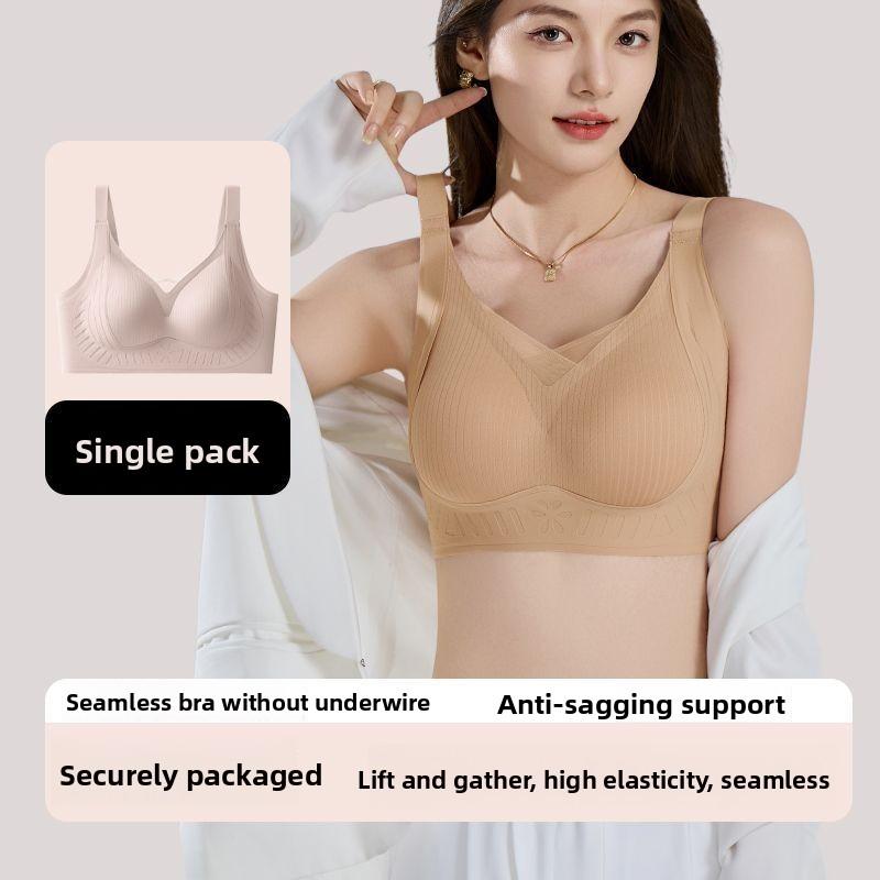 

Women s Pilates Fixed Cup Pair Breast Anti-sagging Non Marking Adjustable Underwear 34/75 светло-фиолетовый