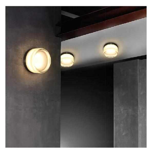 Nordic Round Wall Light Fixtures for Bedroom Bedside Hotel Background Decoration Led Modern Colorful Lamp Luminaire