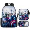 Printed Avengers The Backpack Set Oxford Fabric Pencil Case Essentials School