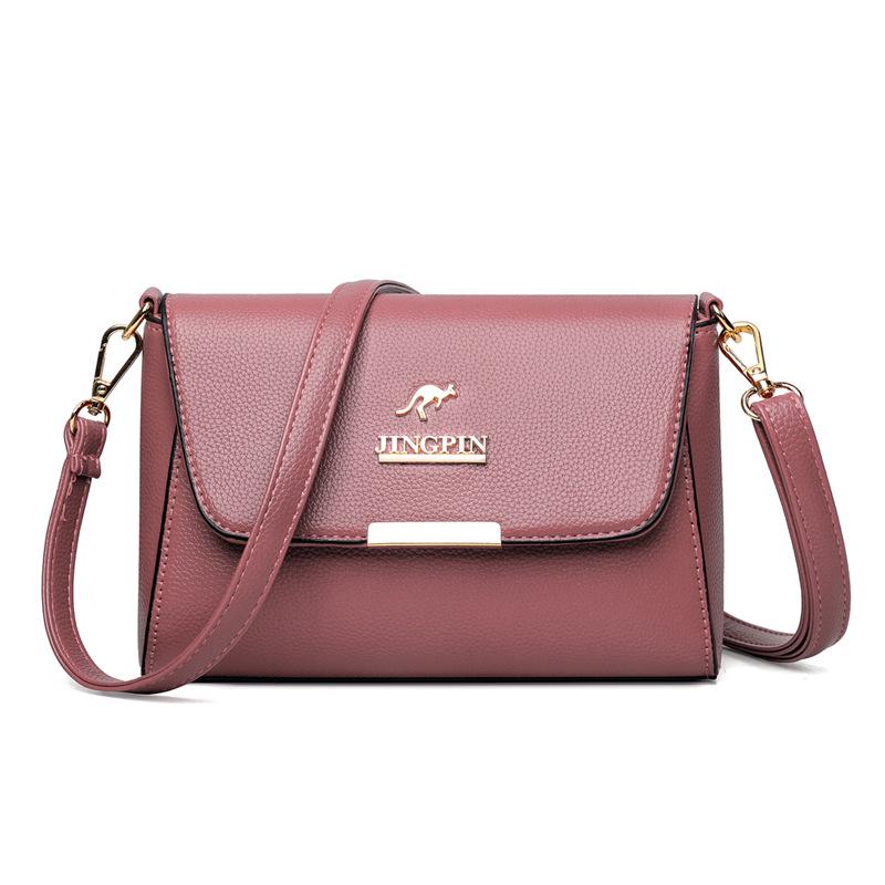 

2026 Women s Soft Leather Crossbody Bag: Versatile, Lightweight, Simple, and Perfect for Everyday Use 22x8x15cm
