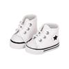Obitsu 11 (OB11 Size) Obitsu Doll 11cm Body Shoes, Star Design, Skateboard Shoes, High-Top, 4 Colors (White)