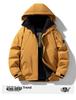 Herren 2025 Herbst/Winter Lässige Lockere Baumwolljacke - Warme Arbeitskleidung & Dicke Skijacke