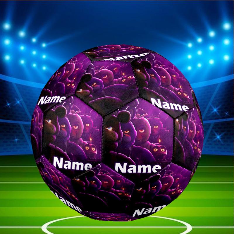Custom Name Personalized Five Nights at Freddy's Print Size 5 Soccer Ball Training & Match Football, for Team, Kicking, Gift for Football