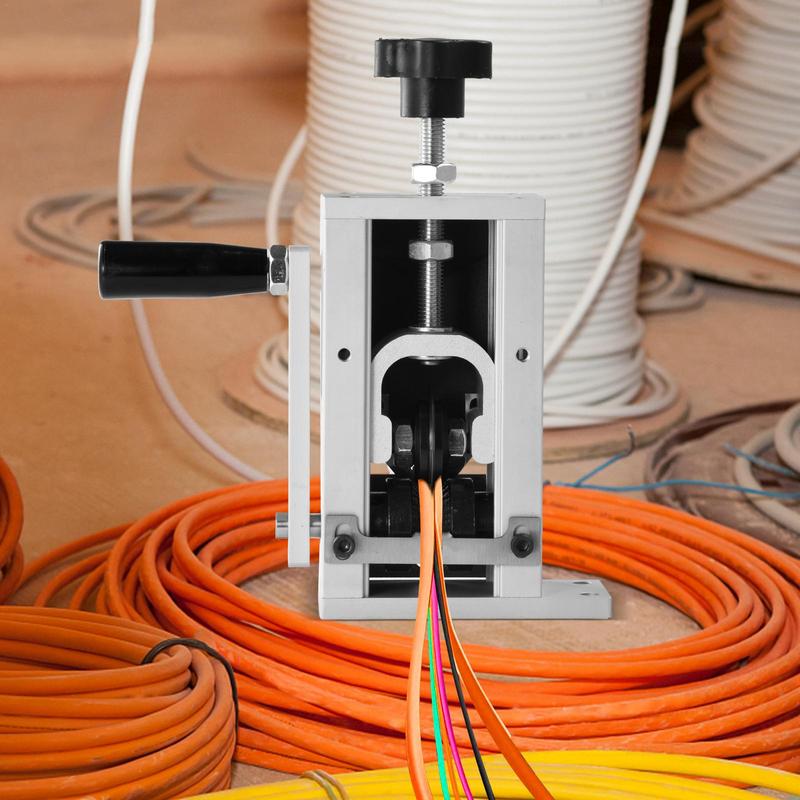 Portable Cable Wire Stripper Drill Powered Or Hand Crank Wire Stripping Machine Scrap Cable Copper Peeling Stripper Machine