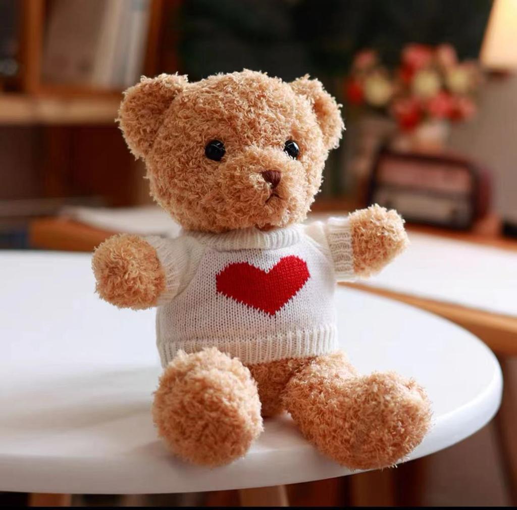 Cute Seaweed Bear Doll Doll Rag Doll Hug Bear Plush Toy Girl Gift Birthday Gift