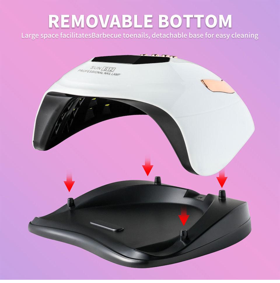 Smart Wireless UV Nail Lamp: 57 LED High-Power Fast-Drying Gel Dryer