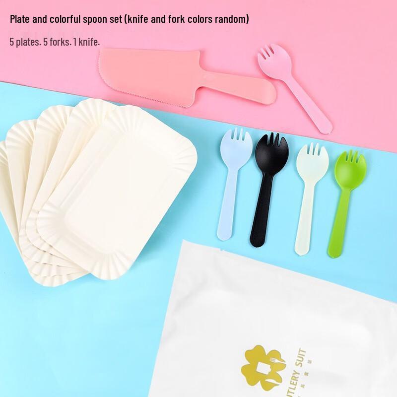 Penguin TuanTuan Disposable Cake Tableware Set