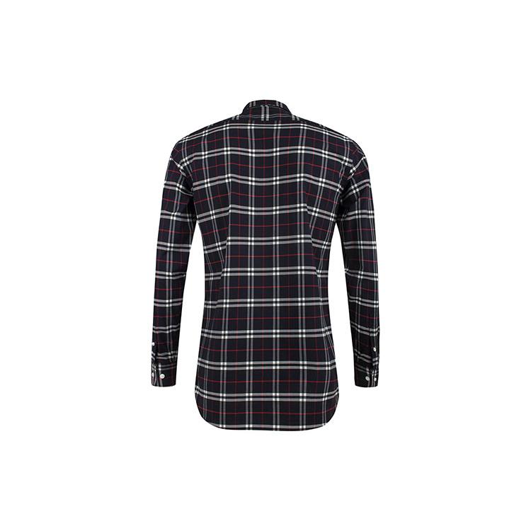 Burberry Shirts Men's Marine Blue Pointed Collar Moderate Other 80048351