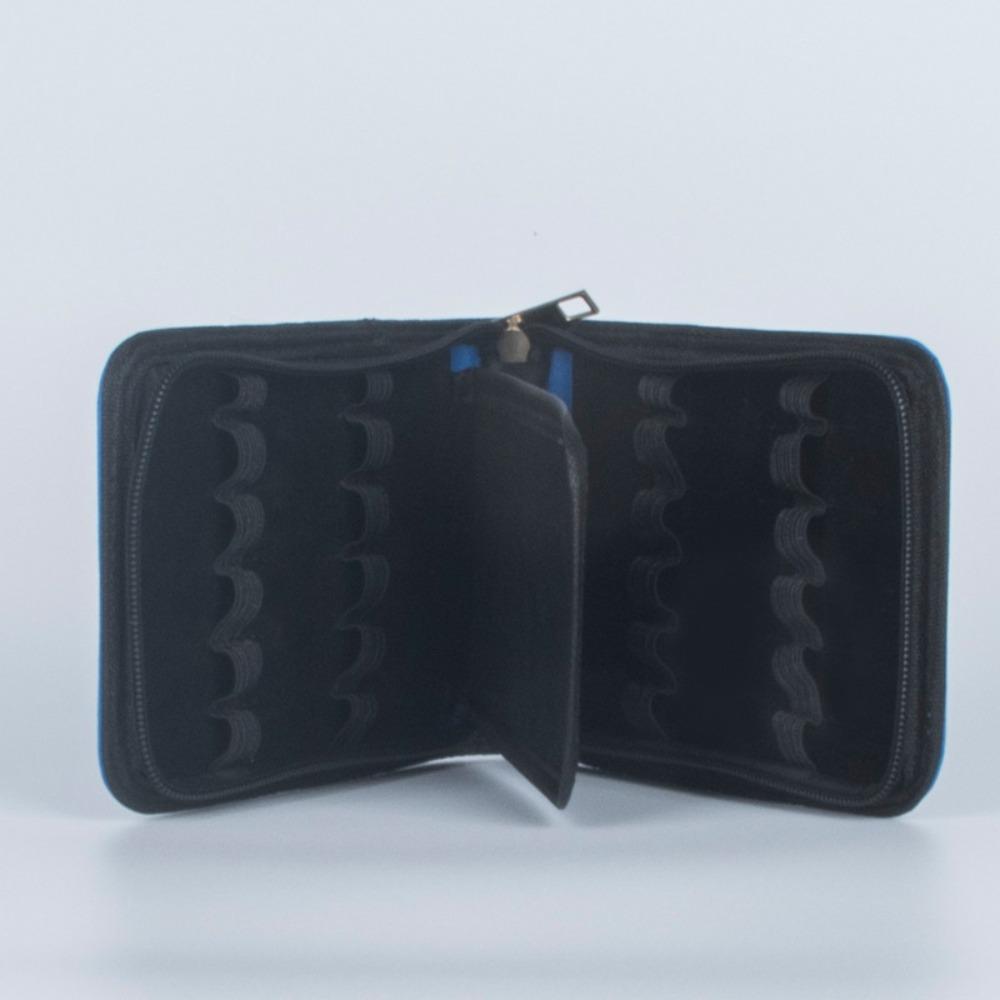 Pen Container Bag Large Capacity Fountain Pencil Case PU Leather  High Appearance   Pen Storage