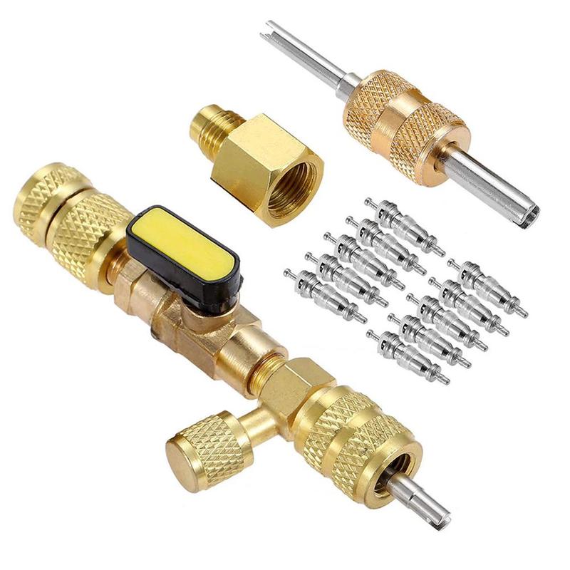 Car Air Conditioning Valve Core Remover Tool Household Refrigeration Valve Core Wrench Disassembly Repair Tool