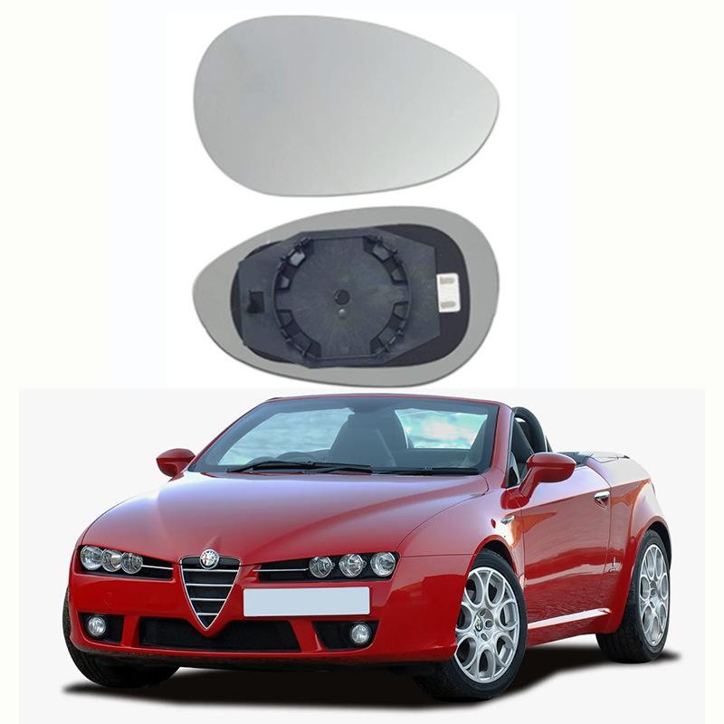 Compatible with 06-11 Alfa Romeo Brera Spider Heated Rearview Mirror Lens