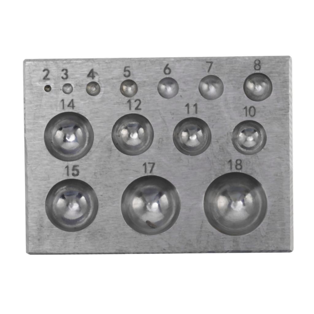 Stahl Dapping Block Hohe Härte Stahl Feine Politur Glatter Gratfrei Schmuckherstellungswerkzeug für