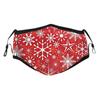 Activated Carbon Outdoor Mouth Christmas Print Face Mask  Mask