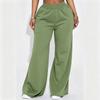 Pantaloni della tuta casual da donna a vestibilità larga con elastico in vita per yoga e uso quotidiano