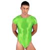 Pánská přiléhavá kombinéza Unitards sportovní bodysuit s krátkým rukávem