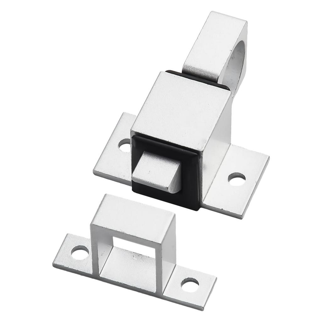 1 Stuks Deurslot Aluminiumlegering Beveiliging Automatische Deuren Veer Terugslag Sloten Poort Beveiliging Trekringen Veer Terugslag Deurpen