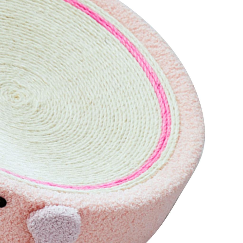 Cat Scratcher Bed Sisal Round Shape Cat Scratcher Lounge Bed for Claw Sharpening Furniture