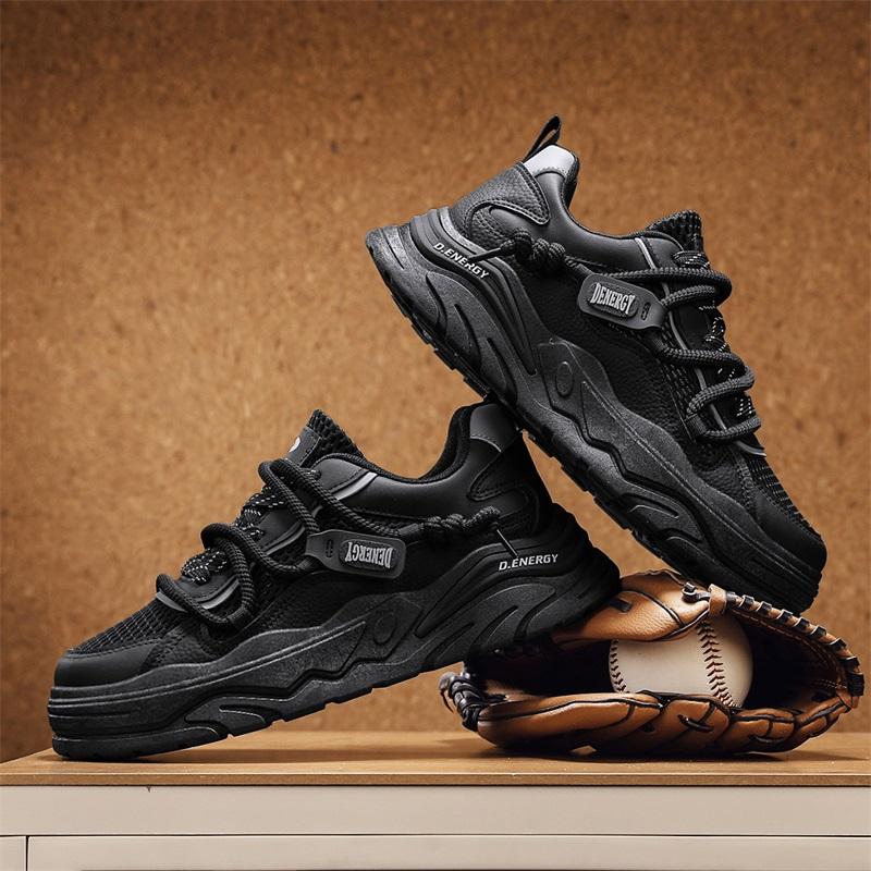 Men's shoes summer mesh breathable thick sole height increasing versatile casual sports shoes Korean version trendy men's shoes