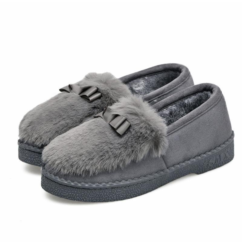 Stock cotton slippers women's confinement shoes autumn and winter bags and postpartum household indoor thick-soled non-slip cute cotton shoes