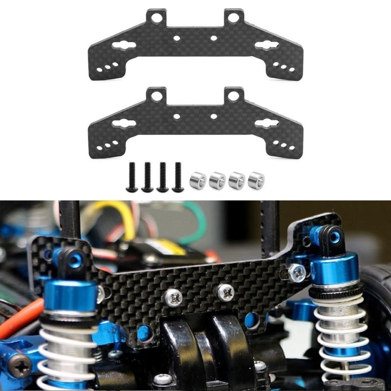 High Strength Carbon Fiber Shock Absorbers Mount Compatible With TT02 Models Stability Car Upgrade Component