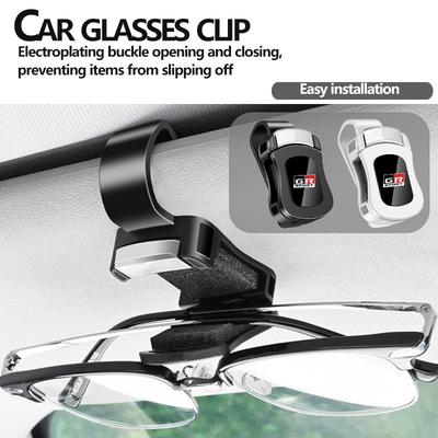 Fashion Car Sun Visor Glasses Clip Eyeglasses Storage Holder Auto Accessories For Chr Corolla Camry Rav4 Yaris GR