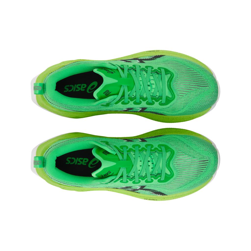 Asics Superblast 2 Ekiden - Vitalgrüne Unisex-Sneaker Schwarz 1013A185-300