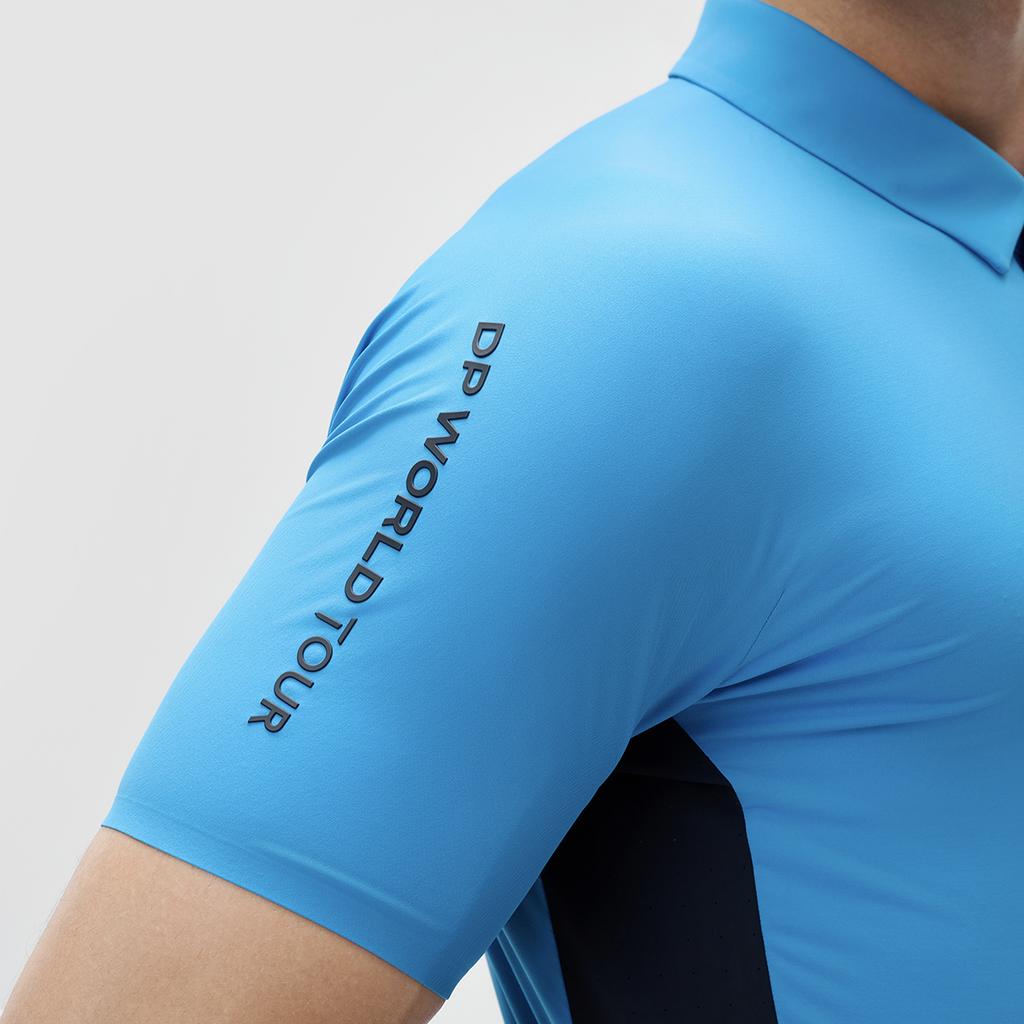 New FILA Polo Shirt Men's Sunny Mountain Blue A11M435141FBU