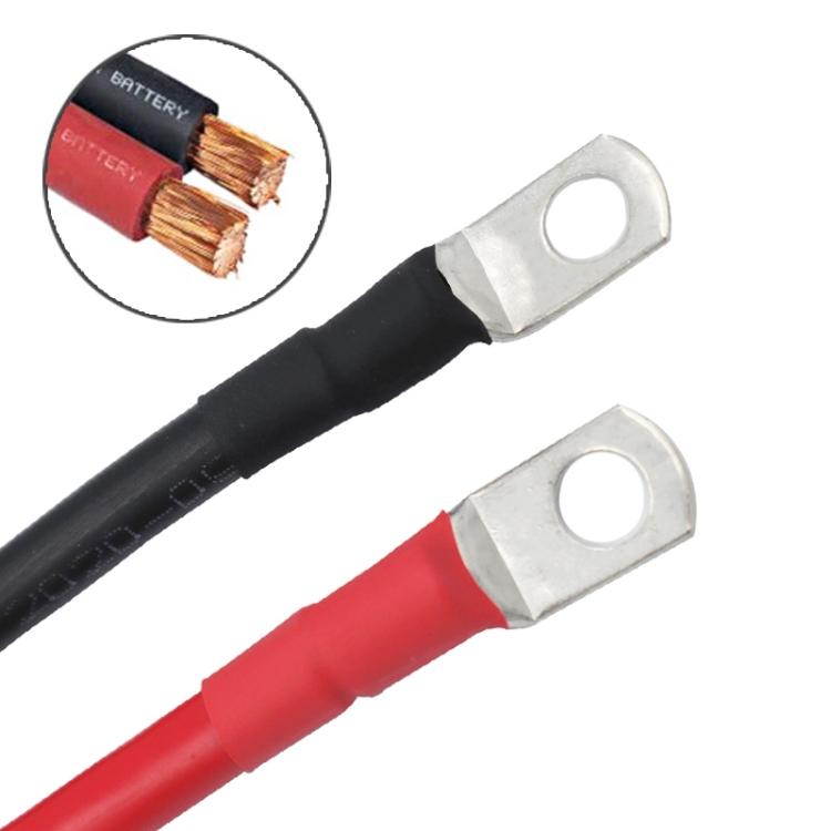 8AWG 10-6 Car 50cm Red + Black Pure Copper Battery Inverter Cable