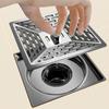 Stainless steel Shower Floor Drain Dual-purpose Floor Drain  Bathroom Accessories