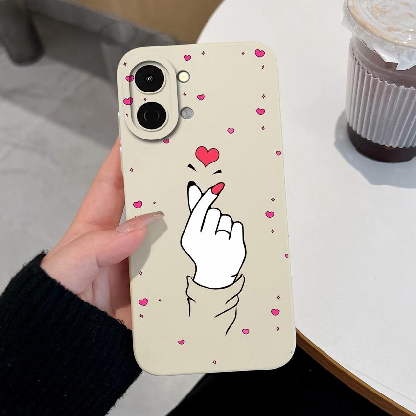 For Tecno Spark Go 3 2 1S 40C 40 30 Pova 7 Pro Ultra Phone Cases Fashion Love Heart Soft Silicone Phone Bags Anti Slip Durable Shell For Tecno Housing