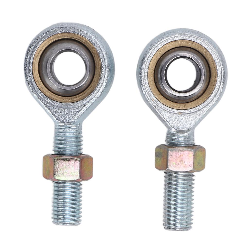2Pcs M10 Tie Rod End Ball Joint Bearing Steel Alloy Smoother Steering Enhanced Handling for ATV