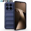 KEYSION Heavy Duty Shockproof Matte Phone Case for Xiaomi 17T Pro 5G Anti-skid Soft Silicone Phone Back Cover for Xiaomi 17T 5G