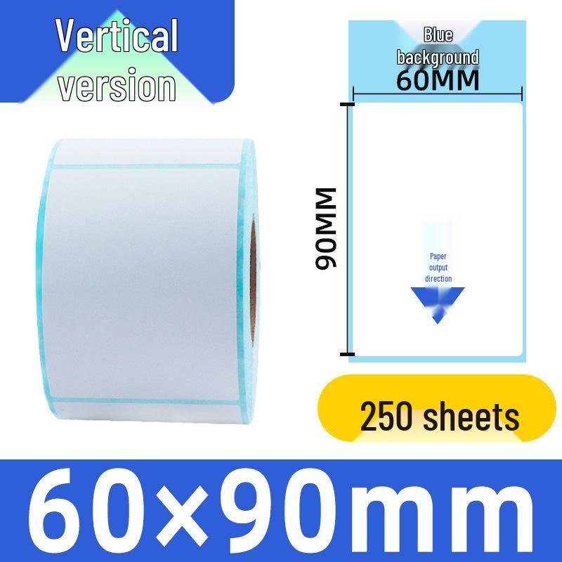 Durable 100x100 Self-Adhesive Thermal Label Paper for Supermarket Barcodes & Express Waybills