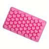 1PC 55 Holes 1.5 Mini Heart Silicone Cake Mold for Chocolate Fondant Jelly Cookie Muffin Baking Tools