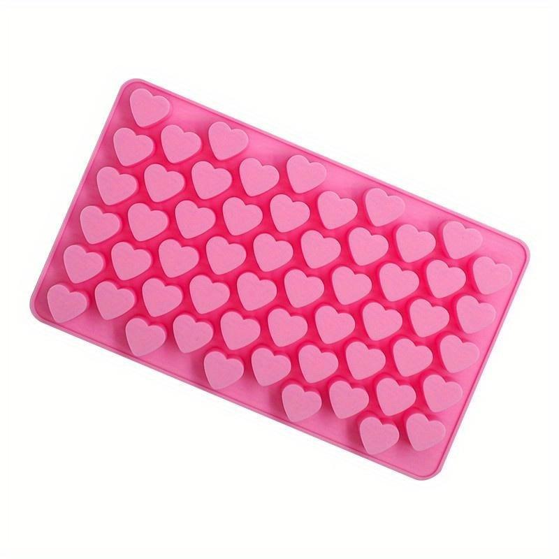 1PC 55 Holes 1.5 Mini Heart Silicone Cake Mold for Chocolate Fondant Jelly Cookie Muffin Baking Tools
