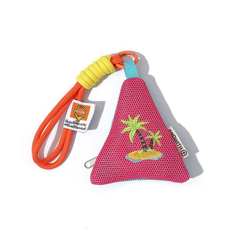 

Dragon Boat Festival zongzi sachet sachet DIY material bag hand-embroidered wormwood portable safety charm pendant for friends червоний