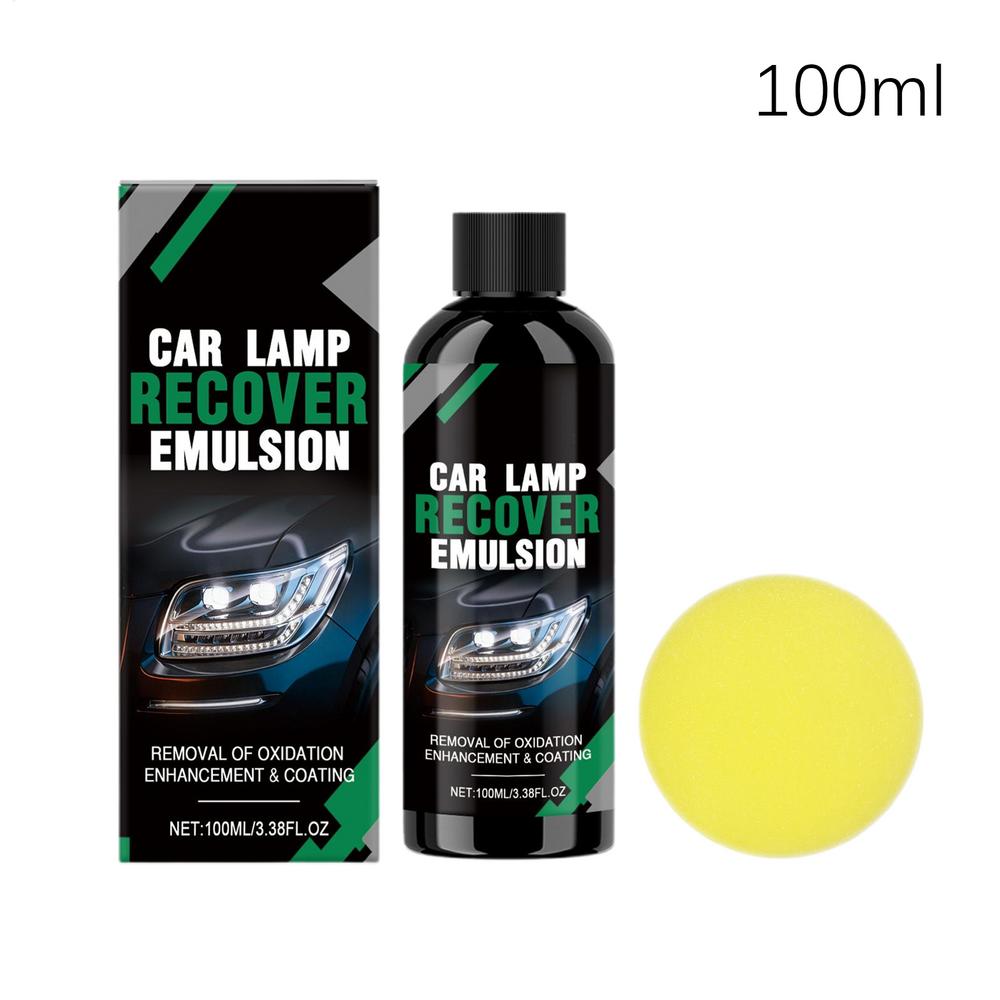 Car Headlight Restoration Kit 100ML Scratch Repair Kit Headlight Restoration Polish For Truck SUV Motorcycle Trailer Vehicle
