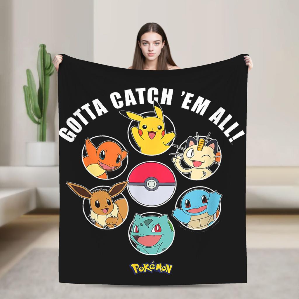 Cool Dragon Charizard Cartoon Blanket Velvet Air Conditioning Poke-Mon Portable Soft Throw Blanket for Bedding Couch Rug Piece