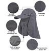 Fishing Hat Lightweight Breathable Design UV Protection Sunshade Wide Brim Neck Flap Adjustable Drawstring Outdoor Sun Hat