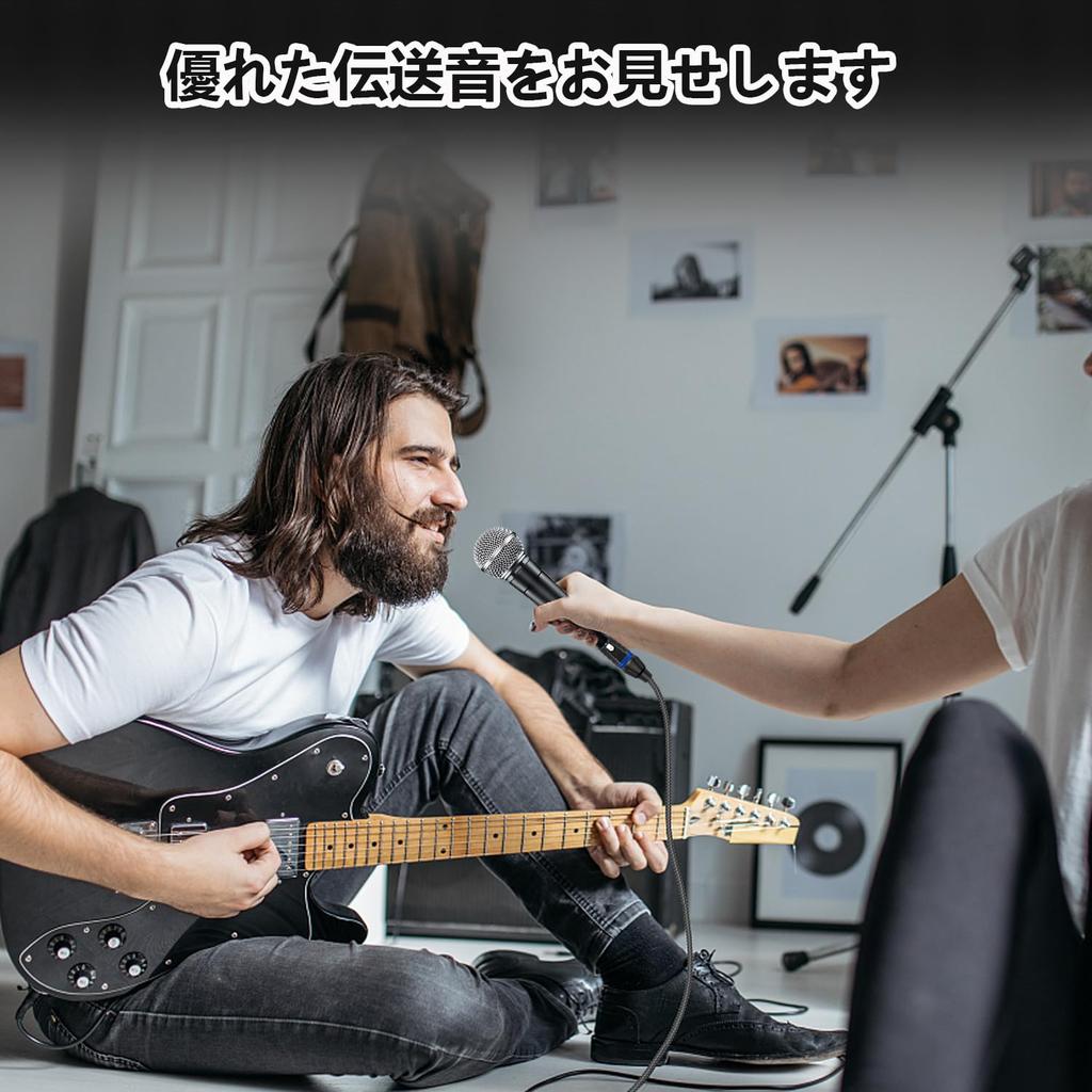 5m XLR Microphone Cable, Canon Cable, Microphone Extension, 3-Pin XLR Male to Female, XLR Balanced Connection, for Professional Recording, Compatible